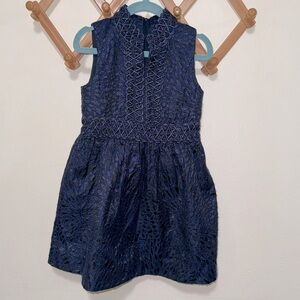 Lilly Pulitzer Dress little girl size 4 Franco Navy